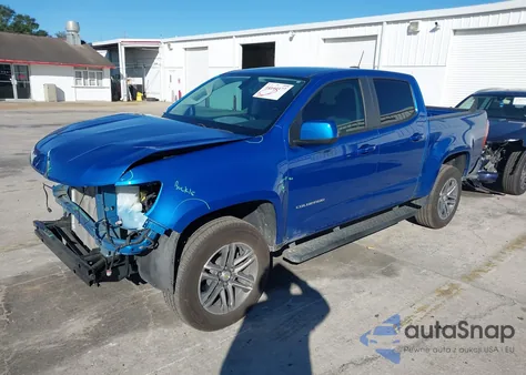 2021 Chevrolet Colorado 2Wd Short Box Wt z USA, uszkodzony, nr VIN 1GCGSBEN0M1264957